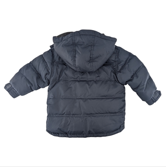Vintage Baby Gap Winter Down Jacket Navy Blue Size 3T - Picture 2 of 8